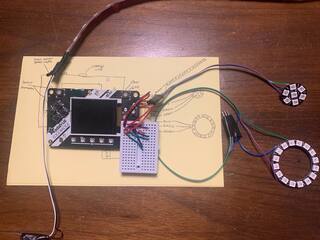 the end wiring of the board