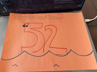 52 swims